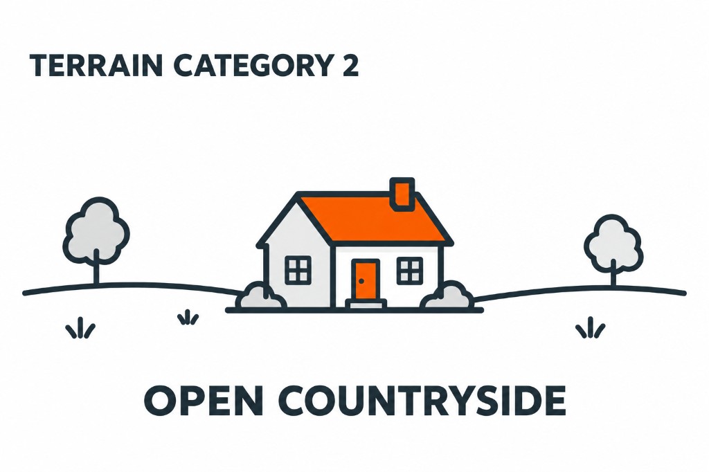 Terrain category 2 — Open countryside